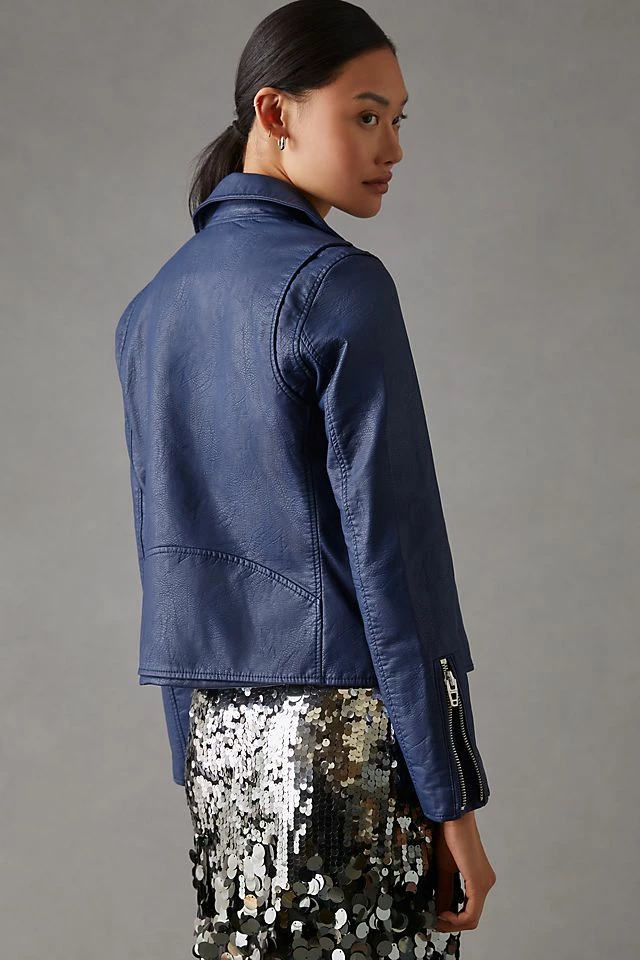 BLANKNYC Faux Leather Moto Jacket Best Pirce ???? BLANKNYC Faux Leather Moto Jacket NAVY ???? -PAIGE-shop unnamed file 3609