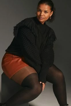 Outlet ???? Dolan Left Coast DOLAN Fringed Sweater BLACK ???? -PAIGE-shop unnamed file 3619