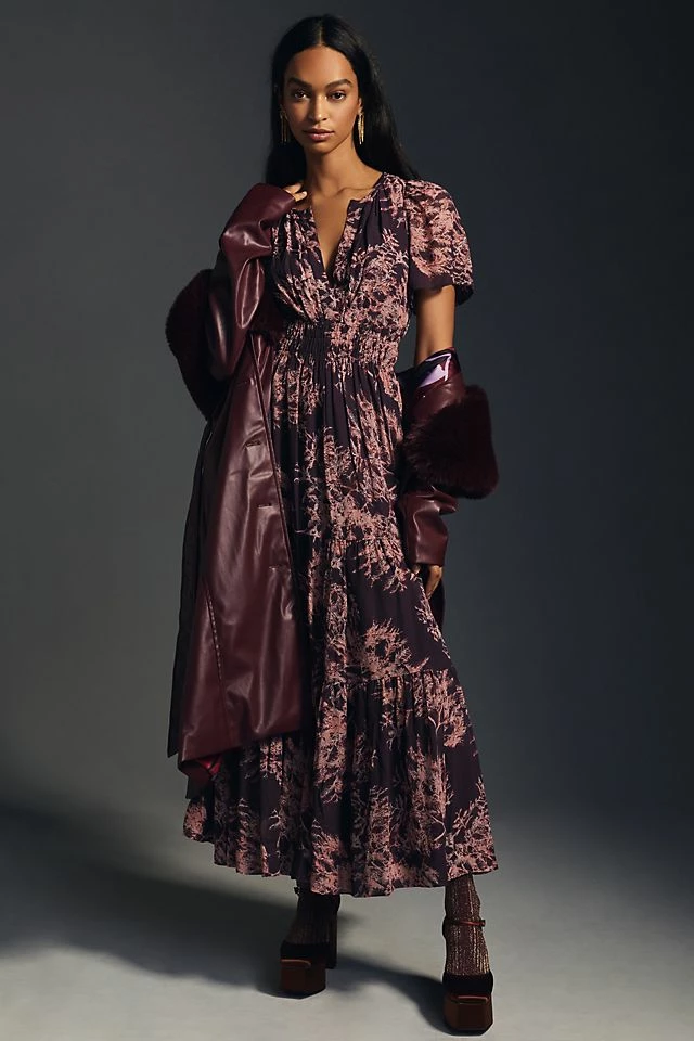 The Somerset Maxi Dress: Chiffon Edition Budget ⌛ The Somerset Collection By Anthropologie The Somerset Maxi ???? Dress: Chiffon Edition CRIMSON ???? -PAIGE-shop unnamed file 3642