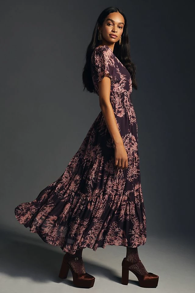 The Somerset Maxi Dress: Chiffon Edition Budget ⌛ The Somerset Collection By Anthropologie The Somerset Maxi ???? Dress: Chiffon Edition CRIMSON ???? -PAIGE-shop unnamed file 3643