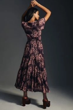 Budget ⌛ The Somerset Collection By Anthropologie The Somerset Maxi ???? Dress: Chiffon Edition CRIMSON ???? 5 Budget ⌛ The Somerset Collection By Anthropologie The Somerset Maxi ???? Dress: Chiffon Edition CRIMSON ???? -PAIGE-shop unnamed file 3644