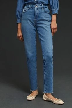 Discount ???? Good American Good Girlfriend Petite ???? Jeans DENIM MEDIUM BLUE ???? -PAIGE-shop unnamed file 3648