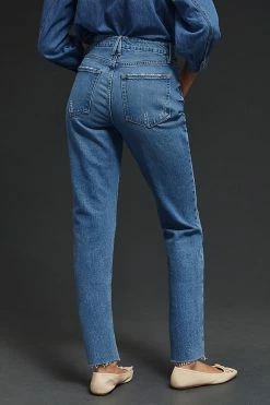 Discount ???? Good American Good Girlfriend Petite ???? Jeans DENIM MEDIUM BLUE ???? -PAIGE-shop unnamed file 3650