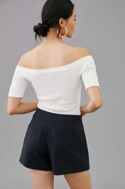 Flash Sale ???? Maeve Tailored Skort BLACK ✨ -PAIGE-shop unnamed file 3684