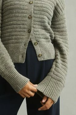 Budget ⌛ Maeve Textured Cardigan Sweater GREY ???? -PAIGE-shop unnamed file 3687