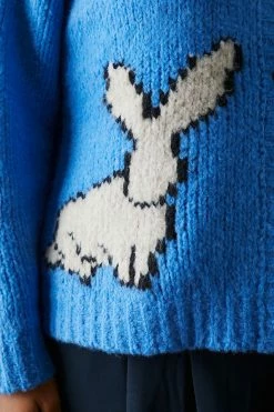 Hot Sale ???? Maeve Bunny Slope Cardigan Sweater BLUE ???? -PAIGE-shop unnamed file 3720