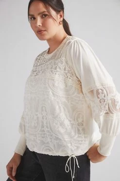 Promo ???? Tiny Lace Top IVORY ???? -PAIGE-shop unnamed file 3724