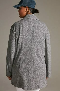 Deals ???? Avec Les Filles Longline Plaid Blazer GREY ???? -PAIGE-shop unnamed file 3732