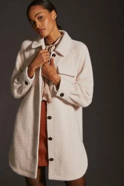 Cheap ???? Greylin Longline ???? Shirt Jacket IVORY ???? -PAIGE-shop unnamed file 3734