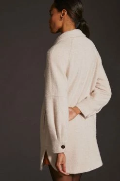 Cheap ???? Greylin Longline ???? Shirt Jacket IVORY ???? -PAIGE-shop unnamed file 3736