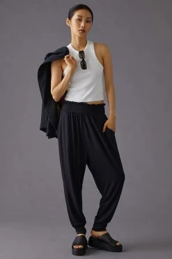 Budget โค๏ธ Daily Practice By Anthropologie Relaxed Pants BLACK ๐ฅฐ