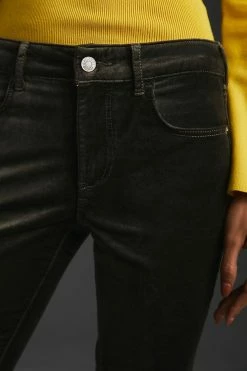 Hot Sale ???? Pilcro Demilune Mid-Rise 33" Bootcut Velvet ???? Jeans GREY ❤️ -PAIGE-shop unnamed file 3813