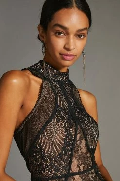 Budget ???? By Anthropologie Structured Midi ???? Dress BLACK ✨ -PAIGE-shop unnamed file 3819