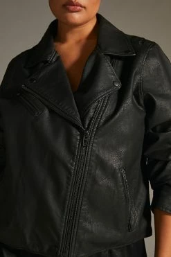 Coupon ???? BLANKNYC Faux Leather Moto Jacket BLACK ???? -PAIGE-shop unnamed file 3825