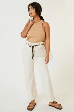 Flash Sale ???? Maeve Cropped Racerback Tank CAMEL ???? -PAIGE-shop unnamed file 3830