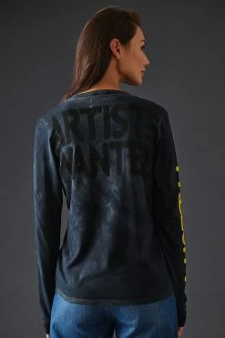 Best Pirce ✨ FREECITY Artist Wanted Super Vintage Long-Sleeve Tee BLACK ❤️ -PAIGE-shop unnamed file 387