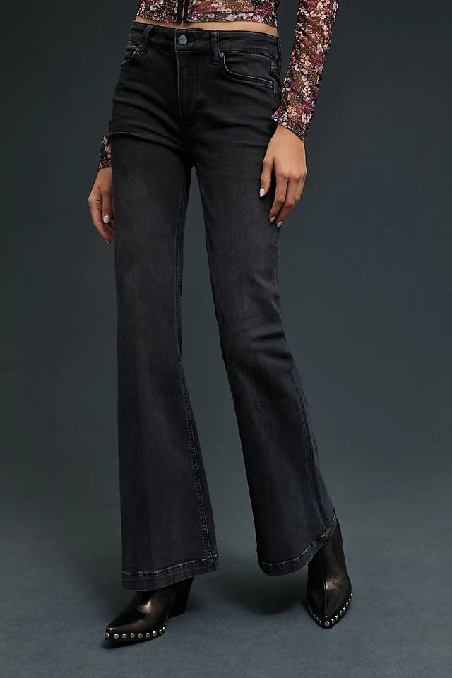 Paige Genevieve High-Rise Flare Jeans Promo ???? Paige Genevieve High-Rise Flare ???? Jeans BLACK WILLOW ???? -PAIGE-shop unnamed file 3902