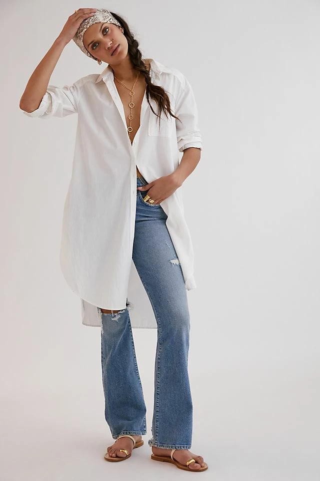 Maeve Maxi Tunic Buttondown Best Pirce ???? Maeve Maxi Tunic Buttondown IVORY ???? -PAIGE-shop unnamed file 3908