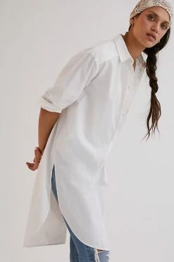 Best Pirce ???? Maeve Maxi Tunic Buttondown IVORY ???? 4 Best Pirce ???? Maeve Maxi Tunic Buttondown IVORY ???? -PAIGE-shop unnamed file 3909