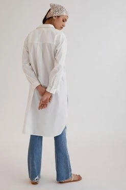 Best Pirce ???? Maeve Maxi Tunic Buttondown IVORY ???? 6 Best Pirce ???? Maeve Maxi Tunic Buttondown IVORY ???? -PAIGE-shop unnamed file 3911