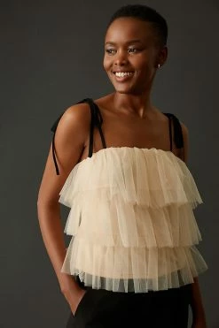 Wholesale ✨ Sunday In Brooklyn Tie-Strap Tank IVORY ???? -PAIGE-shop unnamed file 3916