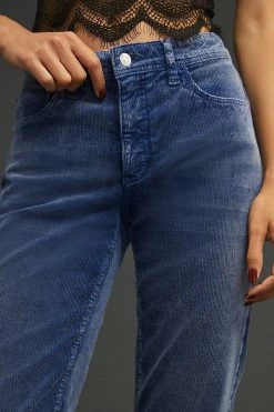Top 10 ???? Pilcro Mid-Rise Slim Boyfriend Corduroy ???? Jeans NAVY ???? -PAIGE-shop unnamed file 3919