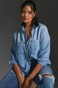 Outlet ???? Cloth & Stone Chambray Buttondown BLUE ✨ 7 Outlet ???? Cloth & Stone Chambray Buttondown BLUE ✨ -PAIGE-shop unnamed file 3934