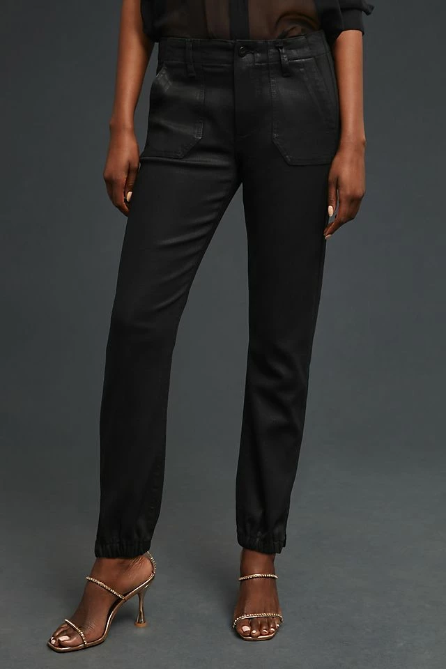 Paige Mayslie Mid-Rise Coated Joggers Coupon ???? Paige Mayslie Mid-Rise ???? Coated Joggers BLACK FOG LUXE ???? CoatING ???? -PAIGE-shop unnamed file 3953