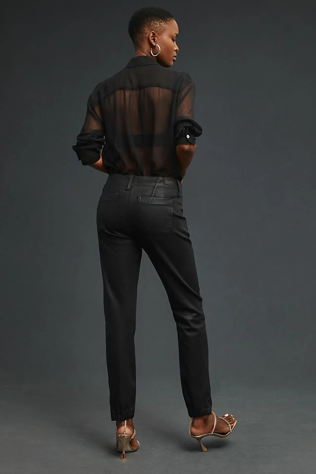 Paige Mayslie Mid-Rise Coated Joggers Coupon ???? Paige Mayslie Mid-Rise ???? Coated Joggers BLACK FOG LUXE ???? CoatING ???? -PAIGE-shop unnamed file 3954
