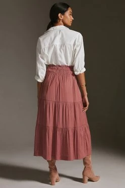 Outlet ???? The Somerset Collection By Anthropologie The Somerset Maxi ???? Skirt MAUVE ???? -PAIGE-shop unnamed file 3965