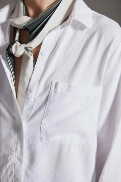 Outlet ???? Cloth & Stone Button-Down ???? Shirt WHITE ???? -PAIGE-shop unnamed file 3972