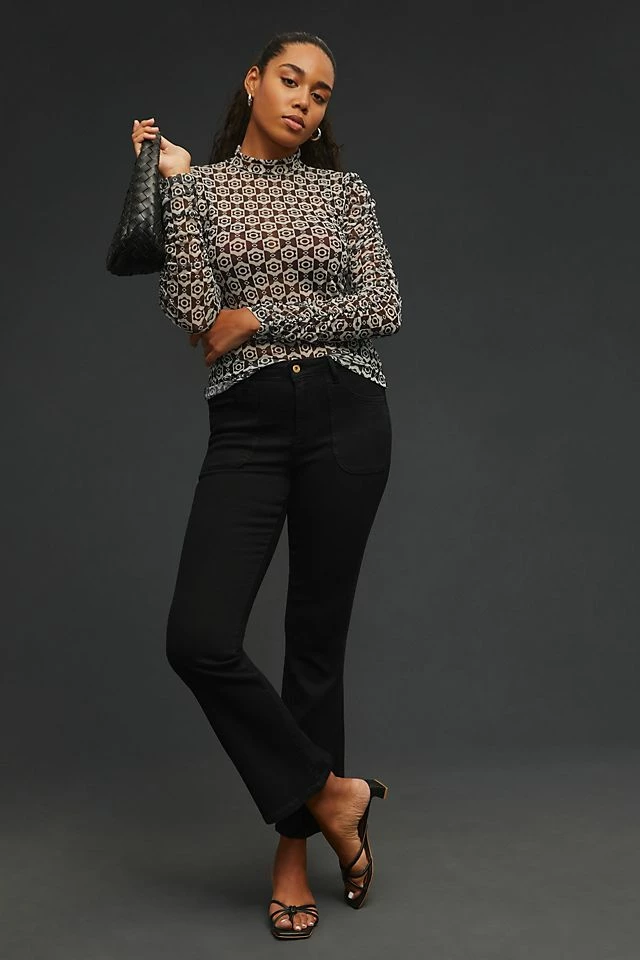 The Icon Flare Jeans Flash Sale ???? Pilcro The Icon Flare ???? Jeans SAGITTA BLACK WASH ???? -PAIGE-shop unnamed file 3984