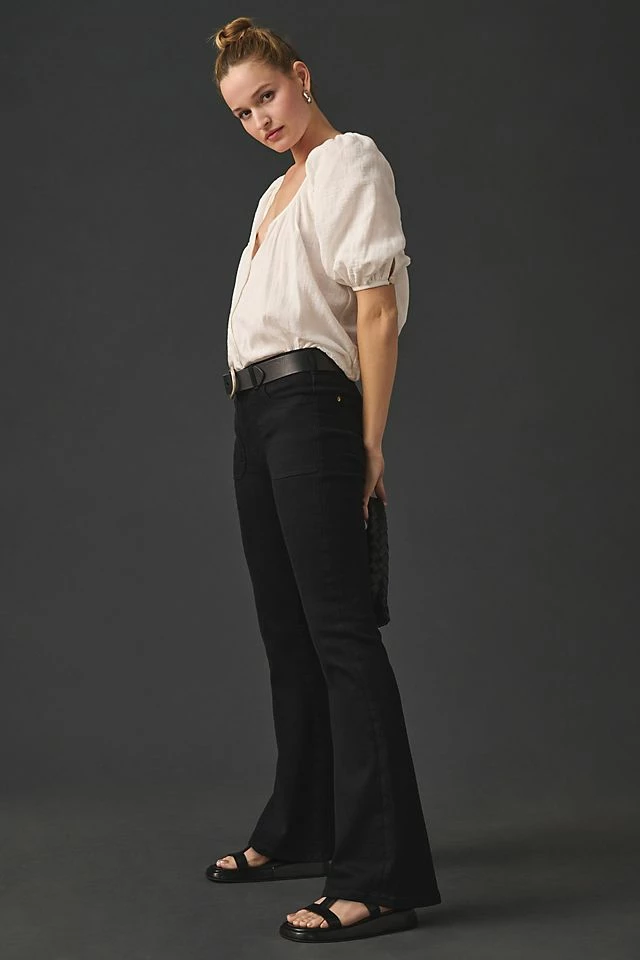 The Icon Flare Jeans Flash Sale ???? Pilcro The Icon Flare ???? Jeans SAGITTA BLACK WASH ???? -PAIGE-shop unnamed file 3985