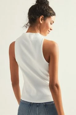 Budget ???? Maeve Mock Neck Tank WHITE ???? 4 Budget ???? Maeve Mock Neck Tank WHITE ???? -PAIGE-shop unnamed file 4038