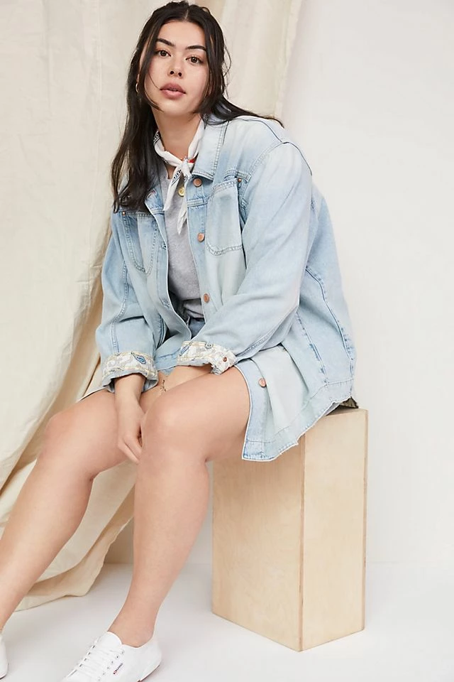 Pilcro Drapey Denim Shirt Jacket Discount ???? Pilcro Drapey Denim ???? Shirt Jacket DENIM LIGHT ???? -PAIGE-shop unnamed file 4097