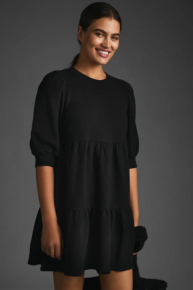 Deals π― T.La Puff-Sleeve Tiered π Dress BLACK β 3 Deals π― T.La Puff-Sleeve Tiered π Dress BLACK β - Image 2