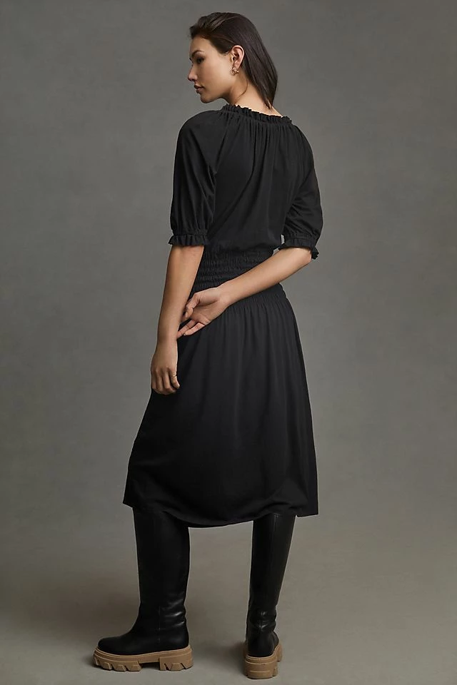 Sundry Smock-Waist Dress Best Sale ⭐ Sundry Smock-Waist ???? Dress BLACK ✨ -PAIGE-shop unnamed file 412