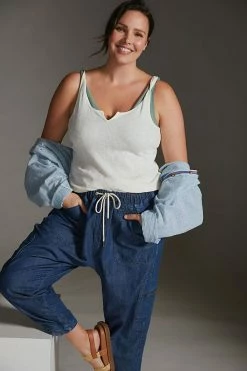 Wholesale ???? Pilcro Sustainable Notched Tank IVORY ???? -PAIGE-shop unnamed file 4129