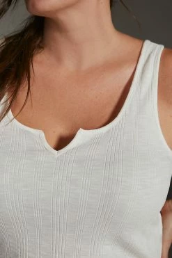 Wholesale ???? Pilcro Sustainable Notched Tank IVORY ???? -PAIGE-shop unnamed file 4130