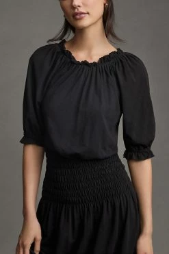 Best Sale ⭐ Sundry Smock-Waist ???? Dress BLACK ✨ 5 Best Sale ⭐ Sundry Smock-Waist ???? Dress BLACK ✨ -PAIGE-shop unnamed file 414