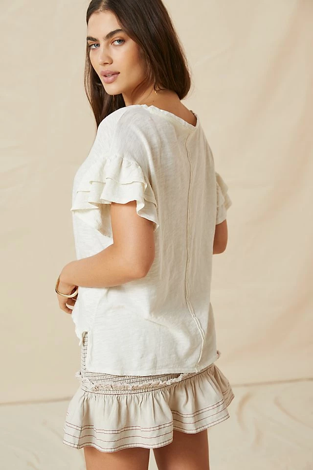 Pilcro Heritage Femme Tee Top 10 ✔️ Pilcro Heritage Femme Tee WHITE ???? -PAIGE-shop unnamed file 4151