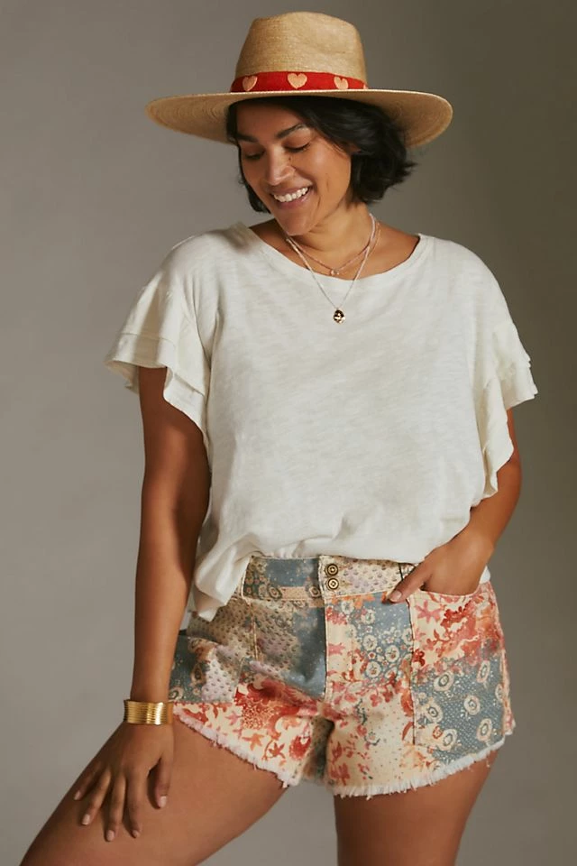 Pilcro Heritage Femme Tee Top 10 ✔️ Pilcro Heritage Femme Tee WHITE ???? -PAIGE-shop unnamed file 4152