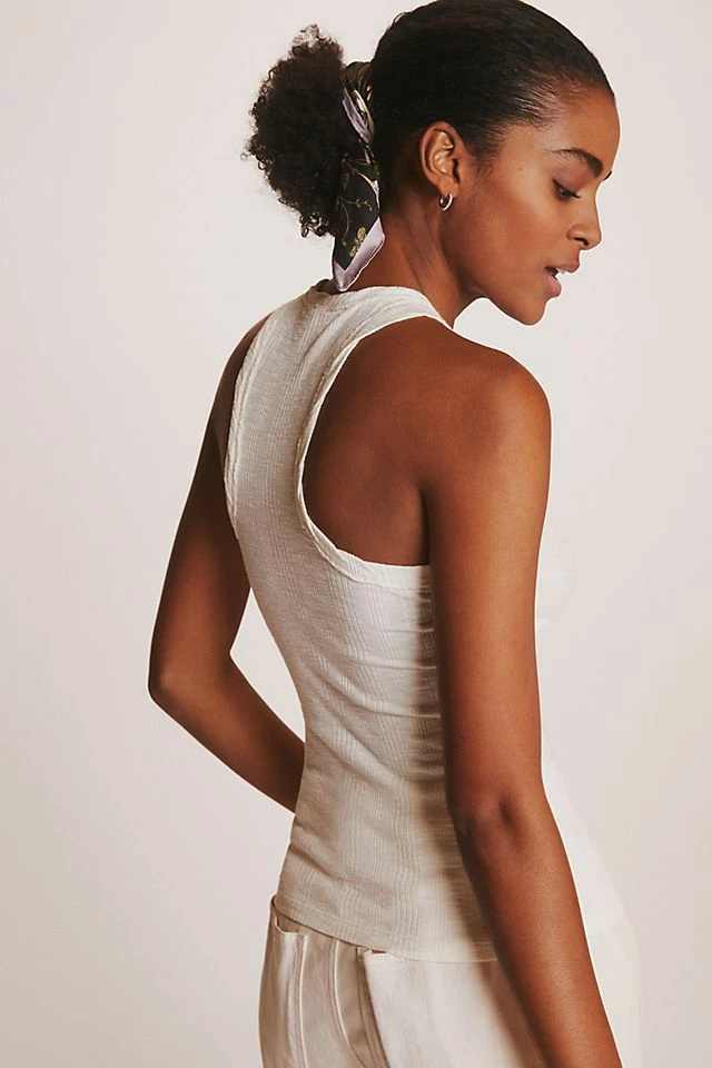 Pilcro Sustainable Ribbed Tank Best reviews of ???? Pilcro Sustainable Ribbed Tank IVORY ???? -PAIGE-shop unnamed file 4157