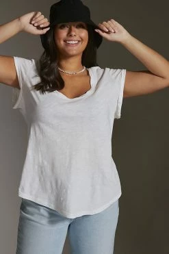 Flash Sale ???? Pilcro Sustainable Scoop Neck Tee IVORY ⌛ 7 Flash Sale ???? Pilcro Sustainable Scoop Neck Tee IVORY ⌛ -PAIGE-shop unnamed file 4165