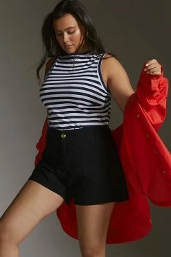 Promo ???? Maeve The Colette Shorts BLACK ???? -PAIGE-shop unnamed file 4170