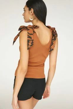 Budget ???? Maeve Bow-Tie Tank COPPER ???? 4 Budget ???? Maeve Bow-Tie Tank COPPER ???? -PAIGE-shop unnamed file 4174