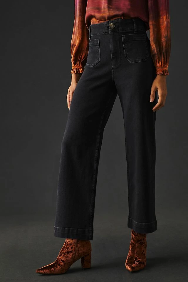 The Skipper Wide-Leg Jeans Hot Sale ???? Pilcro The Skipper Wide-Leg ???? Jeans DARK GREY ✨ -PAIGE-shop unnamed file 4224