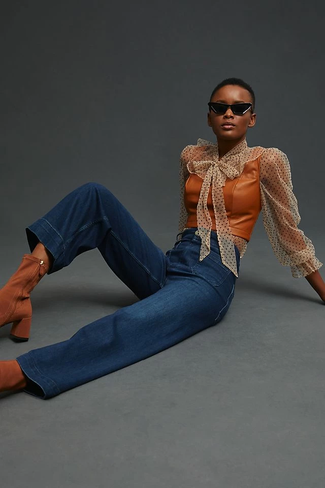 Best Pirce β€οΈ Pilcro The Skipper Wide-Leg π Jeans DENIM DARK β€οΈ 4 Best Pirce β€οΈ Pilcro The Skipper Wide-Leg π Jeans DENIM DARK β€οΈ - Image 2