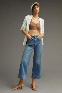 Front Page 13 Wholesale 🧨 Pilcro The Skipper Cropped Wide-Leg 👖 Jeans DENIM MEDIUM BLUE 😍