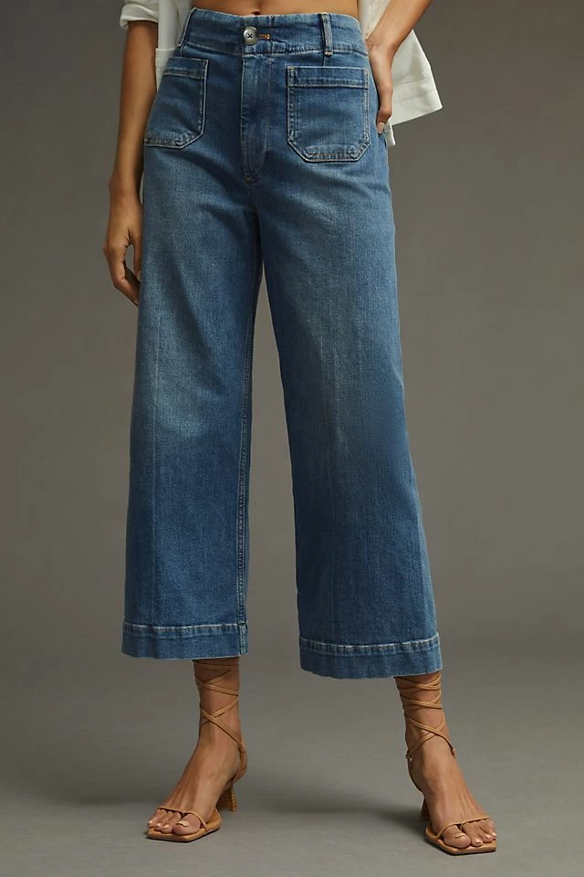Wholesale ๐งจ Pilcro The Skipper Cropped Wide-Leg ๐ Jeans DENIM MEDIUM BLUE ๐ 4 Wholesale ๐งจ Pilcro The Skipper Cropped Wide-Leg ๐ Jeans DENIM MEDIUM BLUE ๐ - Image 2